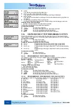 Предварительный просмотр 152 страницы Tecnoalarm TP8-64 BUS Installer Manual