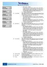 Предварительный просмотр 160 страницы Tecnoalarm TP8-64 BUS Installer Manual