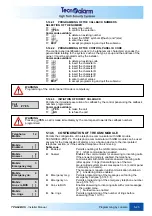 Предварительный просмотр 163 страницы Tecnoalarm TP8-64 BUS Installer Manual