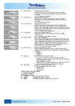 Предварительный просмотр 168 страницы Tecnoalarm TP8-64 BUS Installer Manual