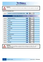 Предварительный просмотр 178 страницы Tecnoalarm TP8-64 BUS Installer Manual