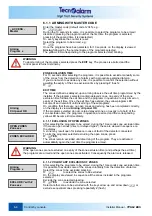 Предварительный просмотр 182 страницы Tecnoalarm TP8-64 BUS Installer Manual