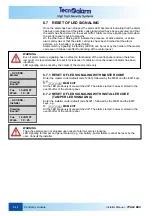 Предварительный просмотр 190 страницы Tecnoalarm TP8-64 BUS Installer Manual