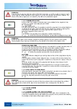 Предварительный просмотр 202 страницы Tecnoalarm TP8-64 BUS Installer Manual