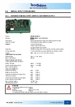 Предварительный просмотр 211 страницы Tecnoalarm TP8-64 BUS Installer Manual