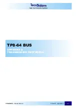 Предварительный просмотр 223 страницы Tecnoalarm TP8-64 BUS Installer Manual