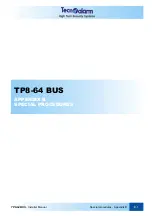 Предварительный просмотр 227 страницы Tecnoalarm TP8-64 BUS Installer Manual