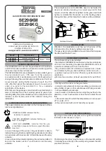 Preview for 3 page of Tecnocontrol SE296KM Quick Start Manual