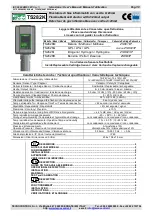 Preview for 1 page of Tecnocontrol TS282K Series User Manual