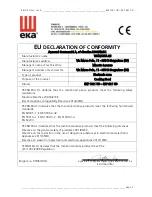 Preview for 3 page of TECNOEKA EKF 1021 UD Use And Instruction Manual