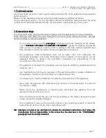 Preview for 5 page of TECNOEKA EKF 411 Use And Instruction Manual