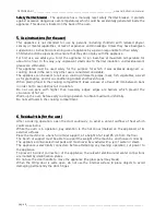 Preview for 8 page of TECNOEKA EKF 411 Use And Instruction Manual