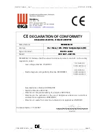 Предварительный просмотр 3 страницы TECNOEKA KCV 96 Use And Instruction Manual