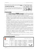 Предварительный просмотр 6 страницы TECNOEKA KCV 96 Use And Instruction Manual