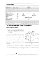 Предварительный просмотр 7 страницы TECNOEKA KCV 96 Use And Instruction Manual