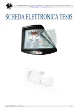 Предварительный просмотр 1 страницы tecnoelettra TE805 Manual