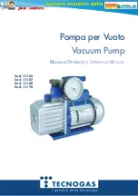 Tecnogas 11165 Operation Manual предпросмотр