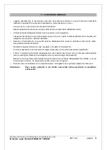 Preview for 3 page of Tecnoinox BS80FG7 Instruction Manual For Installation, Maintenance And Use