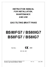 Preview for 46 page of Tecnoinox BS80FG7 Instruction Manual For Installation, Maintenance And Use