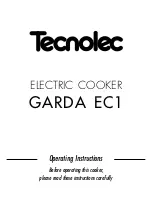 Предварительный просмотр 1 страницы Tecnolec GARDA EC1 Operating Instructions Manual