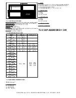 Preview for 8 page of Tecnologic TLV 38 Operating Instructions Manual