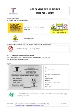 Preview for 5 page of Tecnolux 020999118 Maintenance And Operating Manual