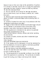 Preview for 5 page of Tecnolux MWM823ECKU Instruction Manual