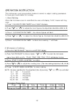 Preview for 13 page of Tecnolux MWM823ECKU Instruction Manual