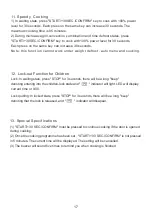 Preview for 18 page of Tecnolux MWM823ECKU Instruction Manual