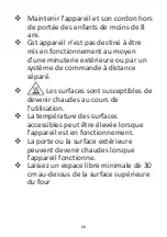 Preview for 27 page of Tecnolux MWM823ECKU Instruction Manual