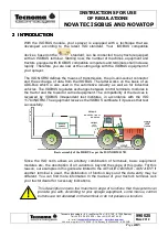 Preview for 4 page of Tecnoma Novatec Isobus Operating Handbook