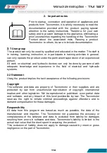 Предварительный просмотр 116 страницы TECNOMOTOR RASTHER BOX SHOCK TM 537 Instruction Manual