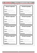 Preview for 72 page of TECNOMOTOR TM 514 Instruction Manual