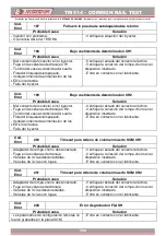 Preview for 161 page of TECNOMOTOR TM 514 Instruction Manual