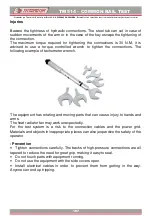 Preview for 169 page of TECNOMOTOR TM 514 Instruction Manual