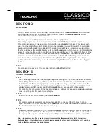 Preview for 6 page of Tecnora Classico TCM-107M Manual