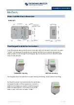 Предварительный просмотр 9 страницы Tecnosicurezza MiniTech T52 Series Installation Instructions Manual