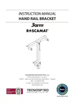 Preview for 1 page of Tecnospiro 3arm ROSCAMAT Instruction Manual