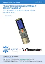 Preview for 1 page of Tecnosystemi smart clima GOLD User Manual