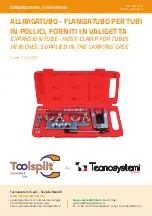 Preview for 1 page of Tecnosystemi Toolsplit 11132007 User Manual