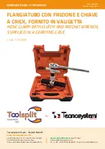 Preview for 1 page of Tecnosystemi Toolsplit 11132029 User Manual