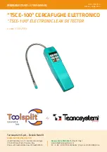 Tecnosystemi Toolsplit TSCE-100 User Manual предпросмотр