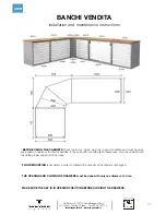 tecnotelai BANCHI VENDITA Installation And Maintenance Instructions preview