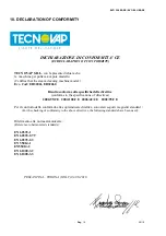 Preview for 19 page of TECNOVAP ER32060 User Instruction