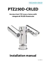 TecnoVideo PTZ250D-CRLED Installation Manual preview