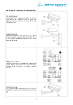 Preview for 4 page of TecnoVideo tekno system Linea 6 Series Installation Manual