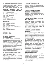 Preview for 21 page of Tecnovita R301L Instructions For Assembly And Use