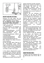 Preview for 21 page of Tecnovita VIBRO GS Sports Edition YV20RS Instructions For Assembly And Use