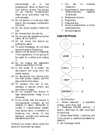 Preview for 7 page of Tecnovita YM301 Operating Instructions Manual