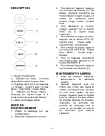 Предварительный просмотр 12 страницы Tecnovita YM301 Operating Instructions Manual